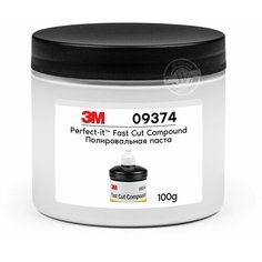 3M паста полировочная для кузова 09374, 100 кг, 0.1 л