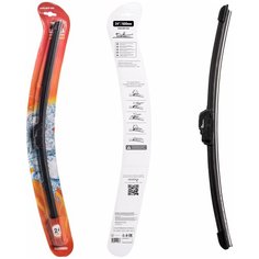 Щетка Стеклоочистителя Бескаркас 600Мм (24) 1 Адаптер (Hook 9X3) (Awb-Bkp-600) AIRLINE арт. awb-bkp-600