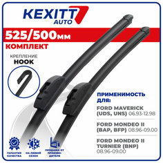 525 500мм Бескаркасные щетки стеклоочистителя KEXITT дворники на Ford Maverick; Форд Маверик; Ford Mondeo 2; Форд Мондео 2