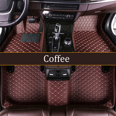 Коврики, для BMW 1/2/3/6/7 серии, X1/X2/X3/X4/X5/X6, коричневые Mai Qi Cards