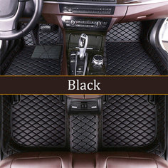 Коврики, для BMW 1/2/3/6/7 серии, X1/X2/X3/X4/X5/X6, M1/M3, черные Mai Qi Cards