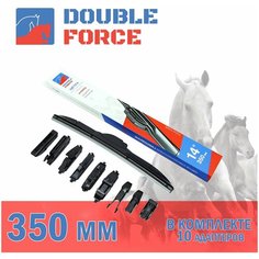 Щетка стеклоочистителя 350mm гибрид Double Force