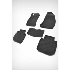 Коврики в салон резиновые комплект серия Above board Toyota Land Cruiser Prado III J120 2002-2010 высокий борт Comfort
