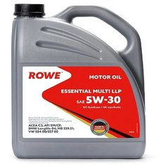 HC-синтетическое моторное масло ROWE Essential Multi LLP SAE 5W-30, 4 л