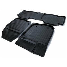 Резиновые 3D Premium коврики в салон SRTK для Toyota RAV4 (2006-2013)