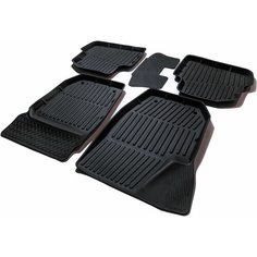 Резиновые 3D Premium коврики в салон SRTK для Skoda Fabia 5J [2010-2014]