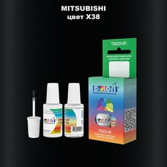 Автоэмаль Color1 в наборе (краска+лак) Mitsubishi X38 Noir Perla Nera, 20 мл