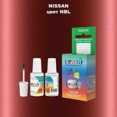 Автоэмаль Color1 в наборе (краска+лак) Nissan NBL Scarlet Ember, 20 мл