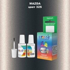 Автоэмаль Color1 в наборе (краска+лак) Mazda 32S Galaxy Grey, 20 мл