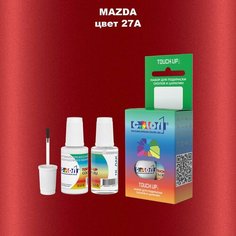 Автоэмаль Color1 в наборе (краска+лак) Mazda 27A Velocity Red, 20 мл