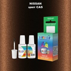 Автоэмаль Color1 в наборе (краска+лак) Nissan CAS Dark Brown, Mocha Almond, Imperial Amber Braun, 20 мл
