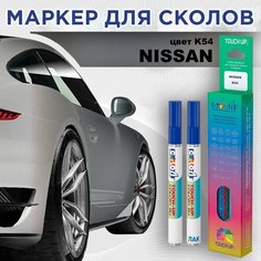 Автоэмаль Color1 в наборе (лак+маркер) Nissan K54 - Urban Silver