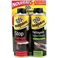 Комплект для ТО Бензин: очиститель инжектора и антидым (в бензин и масло) МОТ Petrol kit 9044, шт Bardahl
