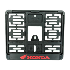 Рамка номера с логотипом Honda на мотоцикл скутер мопед квадроцикл для мотоциклиста, красная FRM