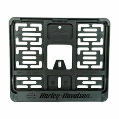 Рамка для номера с логотипом Harley Davidson Чёрный FRM