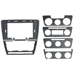 Incar RSC-FC809 | 10.1" переходная рамка Skoda Octavia 2008-2013 (A5) (климат/кондиционер) (тип2, 4 вставки)