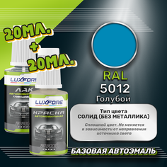 Luxfore подкраска для царапин и сколов RAL 5012 Голубой 20 мл + лак 20 мл комплект