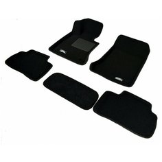 Коврики в салон 3D Sotra для Mercedes-Benz GLK-Class (X204) 2008-2015 с бортиком lux