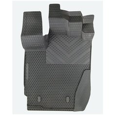 Коврик Автодрайвер для Renault Arkana Рено Аркана 2019-н. в. водительский резиновый с бортом, соты Avtodriver