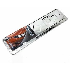 Рамка номерного знака для автомобиля ДЕУ, нержавеющая сталь Extend Auto