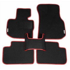 Автомобильные коврики (автоковрики) ЭВА / EVA / ЕВА для BMW X4 (II) (G02) / БМВ Х4 / 2018 - 2021 + подпятник + 2 логотипа АвтоЕва.рф