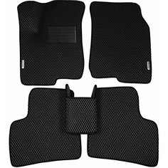 Автомобильные коврики (автоковрики) ЭВА / EVA / ЕВА для Hyundai Elantra 4 (HD) / Хендай Элантра 4 / 2006-2011 + подпятник + 2 логотипа АвтоЕва.рф