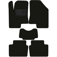 Коврики в салон текстильные Allmone "Классик" для Changan CS35 Plus 1 (suv) 2018 - 2021, черные, 5шт. / Чанган