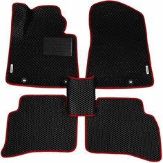 Автомобильные коврики (автоковрики) ЭВА / EVA / ЕВА для HYUNDAI TUCSON (III) / Хендай Туссан 3 / 2015 - 2020 г. в.+ подпятник + 2 логотипа АвтоЕва.рф