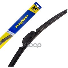 Щетка Стеклоочистителя Бескаркасная Goodyear Premium 24"/60 См (Всесезонная) 8 Переходников GOODYEAR арт. GY000444