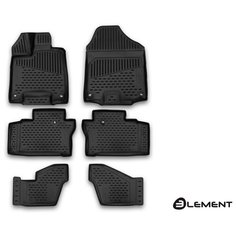 Коврики в салон HONDA Pilot 2016, 6 шт. (полиуретан), ELEMENT3D1836210k