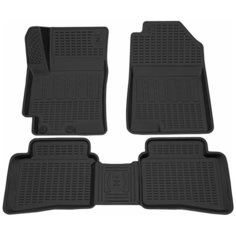 Коврики в салон полиуретановые для Kia Rio (17-Н. В), Rezkon