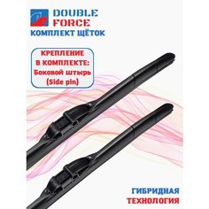 Щетки стеклоочистителя Double Force для Mazda 3 I (BK) 2003 - 2008 (комплект 530/475 мм. Side Pin22mm)