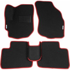 Автомобильные коврики ЭВА (EVA) для SUZUKI LIANA (I) / Сузуки Лиана / рестайлинг 2004-2008 + подпятник + 2 логотипа АвтоЕва.рф