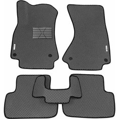 Автомобильные коврики (автоковрики) ЭВА (EVA) ЕВА для AUDI A4 (В8) / Ауди А4 (Б8) / 2007-2015 + подпятник + 2 логотипа АвтоЕва.рф