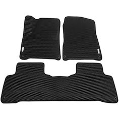 Автомобильные коврики (автоковрики) ЭВА / EVA / ЕВА для SSANGYONG ACTYON (II) / СсангЙонг Актион / 2010-2020 + подпятник + 2 логотипа АвтоЕва.рф