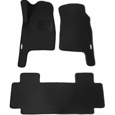 Автомобильные коврики (автоковрики) ЭВА / EVA / ЕВА для UAZ PATRIOT / УАЗ Патриот 2012 - 2016 + подпятник + 2 логотипа АвтоЕва.рф