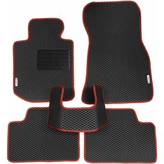 Автомобильные коврики (автоковрики) ЭВА / EVA / ЕВА для BMW 3 VII (G2x) / БМВ 3 / 2018-н. в. + подпятник + 2 логотипа АвтоЕва.рф