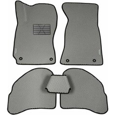 Автомобильные коврики ЭВА (EVA) для VOLKSWAGEN PASSAT B5 / Фольксваген Пассат Б5 / 1996-2005 универсал + подпятник + 2 логотипа АвтоЕва.рф