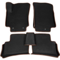 Автомобильные коврики (автоковрики) ЭВА / EVA / ЕВА c 3D бортами для HYUNDAI CRETA (I) / Хендай Крета 1 / 2015 - 2021 АвтоЕва.рф