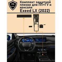 Exeed LX комплект защитных пленок для дисплея ГУ + климат + консоль Tonexpert.