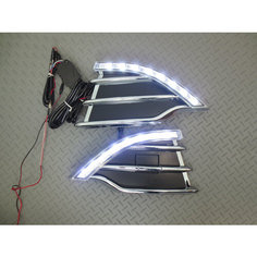 Рамки с ходовыми огнями Ford Kuga II 2012-2016 (HY-092-27-30LED) Ls Car