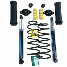 Комплект задней подвески Chevrolet Aveo 2003-2008 T200/ T250 седан/хэтчбек (пружины + амортизаторы + чашки) Тайвань
