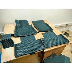 3D Eva коврики с бортами на автомобиль Infinity QX 70 2013-2017г Эва коврики на Инфинити Carply