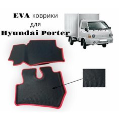 Автоковрики EVA/ЕВА/ЭВА с бортиками для Hyundai Porter Хендай Портер 1 сота Нет бренда