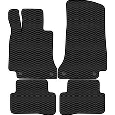 Коврики в салон ЭВА Allmone для Mercedes-Benz C-Class 4 (W205) 2013 - Н. В, черные, 4шт. / Мерседес Ц Класс 4