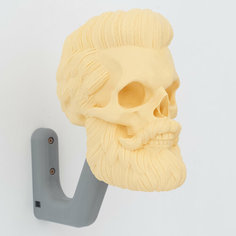 Вешалка-держатель для шлема, череп натуральный большой Sklif