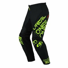 Штаны кросс-эндуро ONEAL Element Static V.25, мужской(ие), черный/желтый, размер 38/54