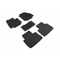 Резиновые коврики с высоким бортом Seintex для Toyota RAV 4 V АКПП 2019-н. в.