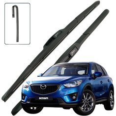 Дворники Mazda CX-5 KE Мазда СХ-5 КЕ 2011 2012 2013 2014 2015 2016 2017 Щетки стеклоочистителя гибридные ОЕМ для автомобиля 600-450 2шт. Lyn Xauto
