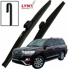 Дворники Toyota Land Cruiser (11) J200 Тойота Ленд Крузер 2-й рест. 2015 2016 2017 2018 2019 2020 2021 Щетки стеклоочистителя зимние 600-530 2шт. Lyn Xauto